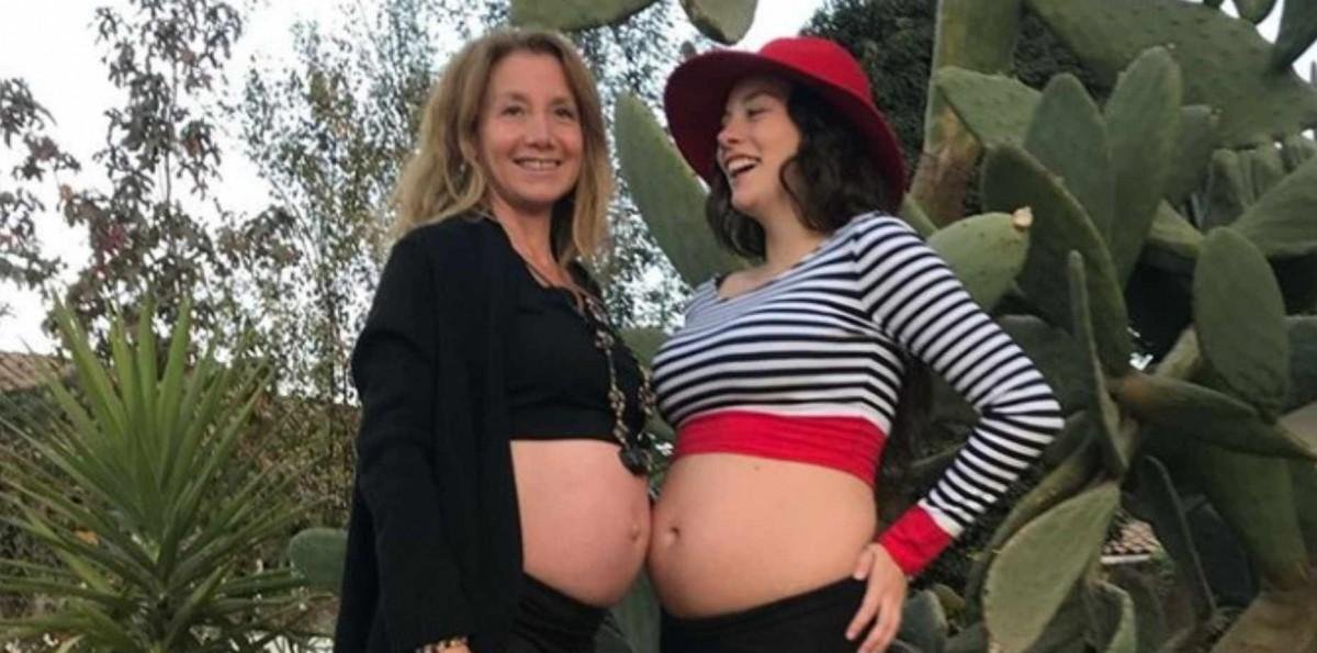 Cota Castelblanco y la experiencia de criar al mismo tiempo que su madre: Sus hijos tienen un mes de diferencia