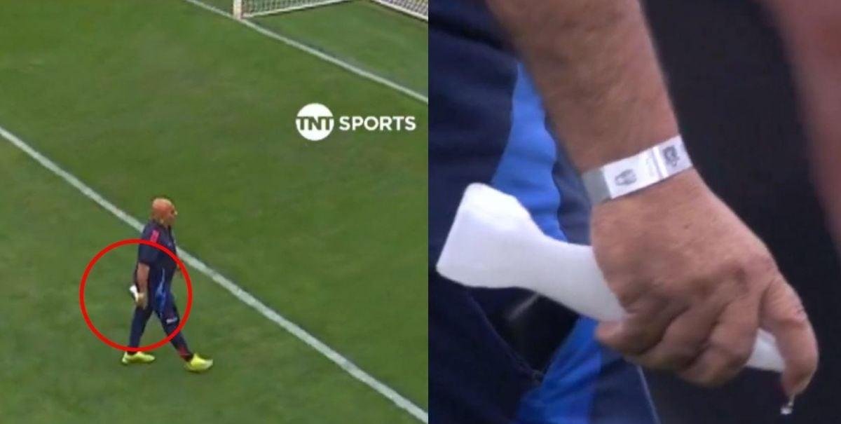 Universidad de Chile roció agua bendita en el Monumental