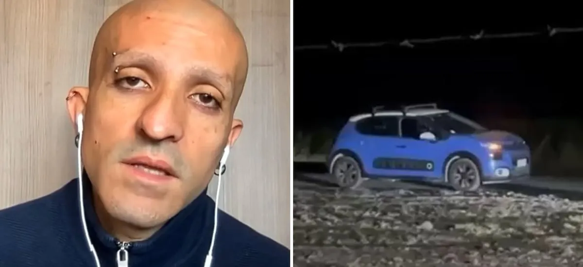 Rodrigo “Pelao” Vade fue encontrado maniatado y rociado en su auto: está al borde de la muerte