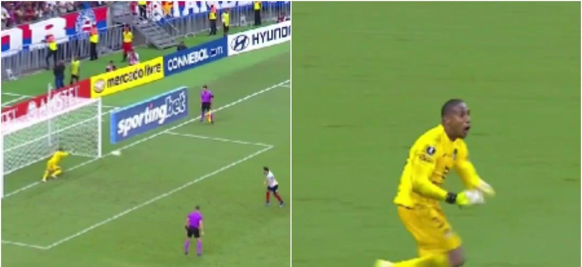 Con un ritual en la malla y dos penales atajados: la dulce revancha de Omar Carabalí que clasifica a O’Higgins ante Bahía - La Tercera