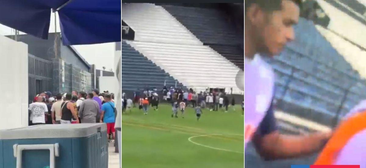 Barra de Alianza Lima irrumpe por la fuerza a práctica: intentan agredir a jugadores acusados de abuso
