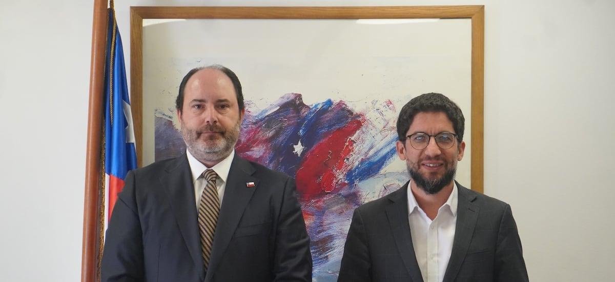 Giorgio Boccardo y Tomás Rau realizan reunión por traspaso de Ministerio del Trabajo