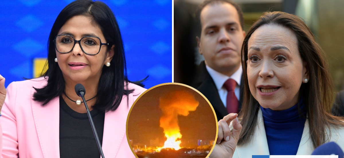 Rodríguez amenaza a Machado: "Tendrá que responder ante Venezuela. Por qué pidió intervención militar"