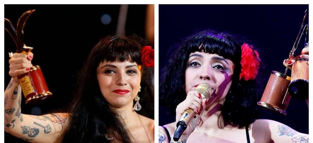 El antes y el después de Mon Laferte: las dos caras de su idilio con la Quinta Vergara - La Tercera