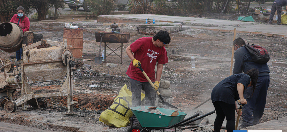 Cuando Chile arde, el voluntariado vuelve a aparecer