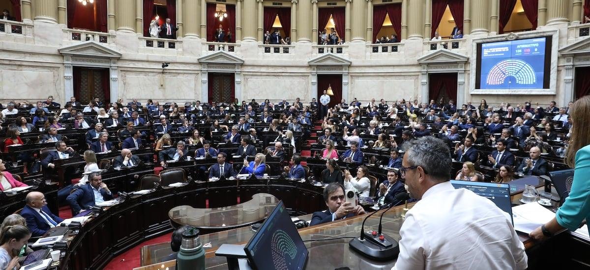 La Cámara Baja argentina aprueba en general la reforma laboral de Javier Milei