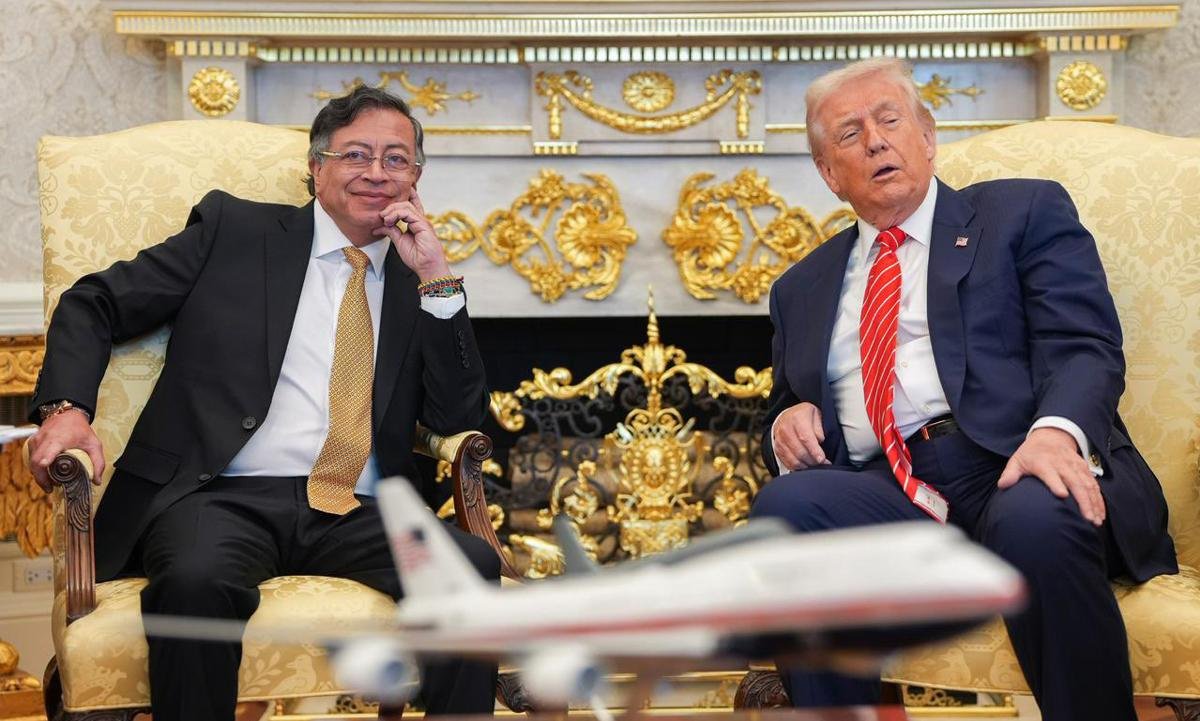 Reunión entre Donald Trump y Gustavo Petro en la Casa Blanca se desarrolló a puerta cerrada sin prensa