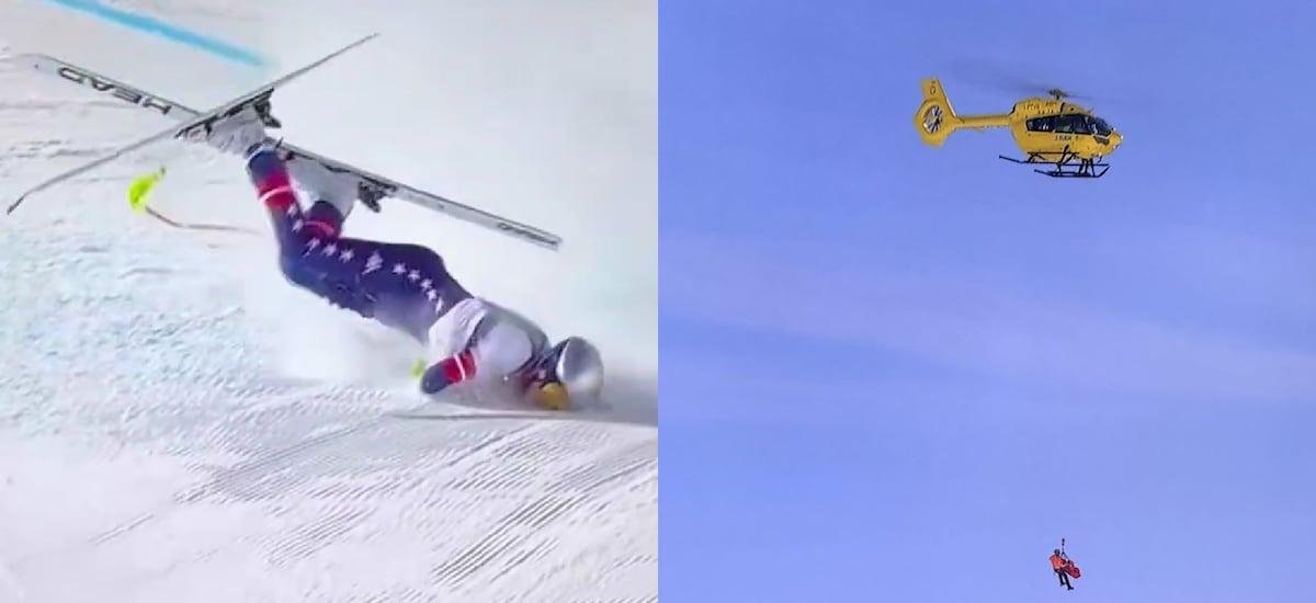 La leyenda Lindsey Vonn sufre una impactante caída en el descenso alpino de los Juegos Olímpicos de Invierno - La Tercera