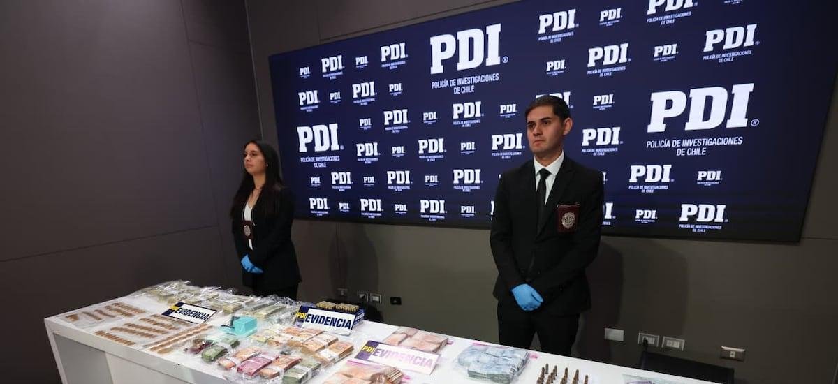 Más 800 millones de pesos incautados y 15 detenidos deja operativo contra organización criminal que enviaba dinero de ilícitos al extranjero