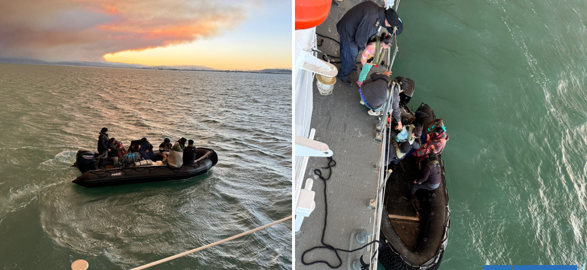 Así fue el dramático rescate de familias atrapadas en Punta de Parra tras incendios forestales