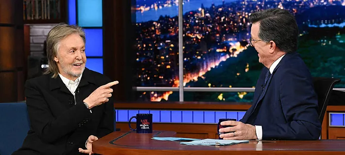 Stephen Colbert baja el telón de su "Late Show" cancelado por presión de Trump: Paul McCartney "apagó" el programa