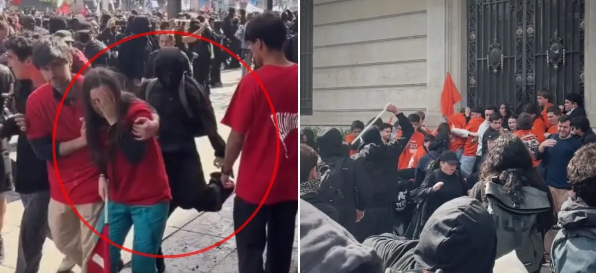 Diputados republicanos ingresan a Fiscalía denuncia penal tras agresiones a estudiantes UC durante marcha de la Confech