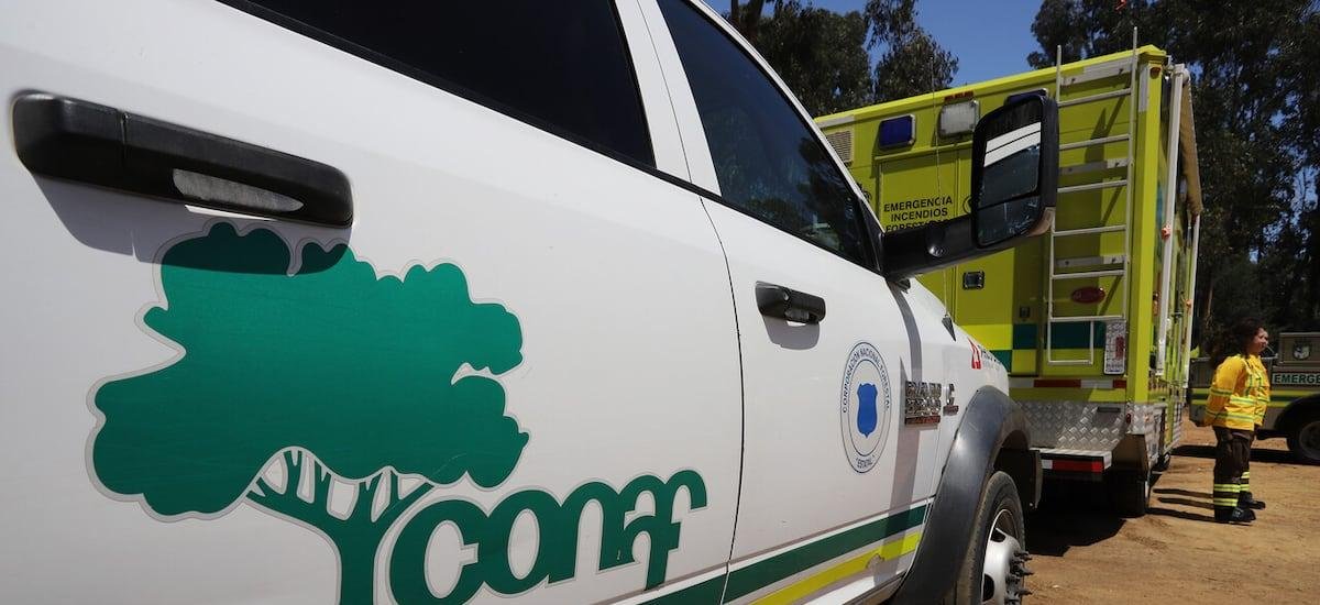 Conaf refuerza monitoreo de incendios forestales en seis regiones ante aumento de temperaturas
