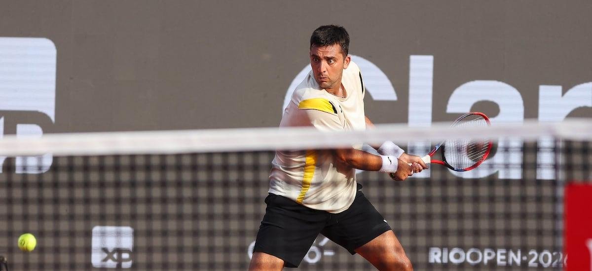 Con Ancelotti en la tribuna: Tomás Barrios cae frente a Matteo Berrettini tras una extenuante batalla en el ATP de Río