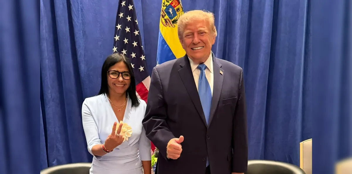 Trump y Delcy Rodríguez sellaron su alianza con inédita cita privada en Nueva York