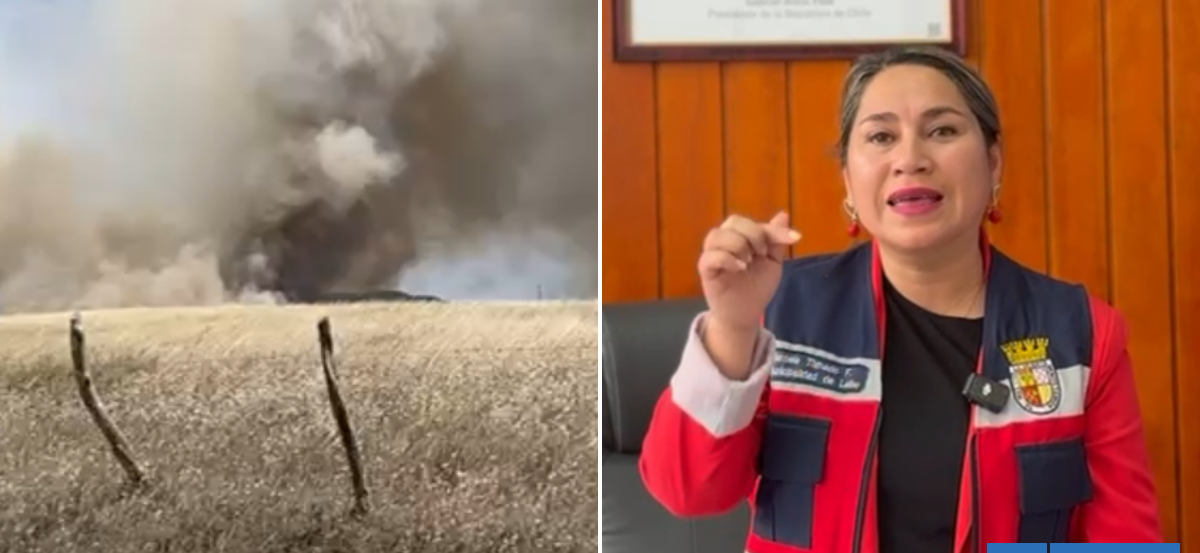 Alcaldesa pide ayuda por incendio en Isla Mocha: "No contamos con Cuerpo de Bomberos"