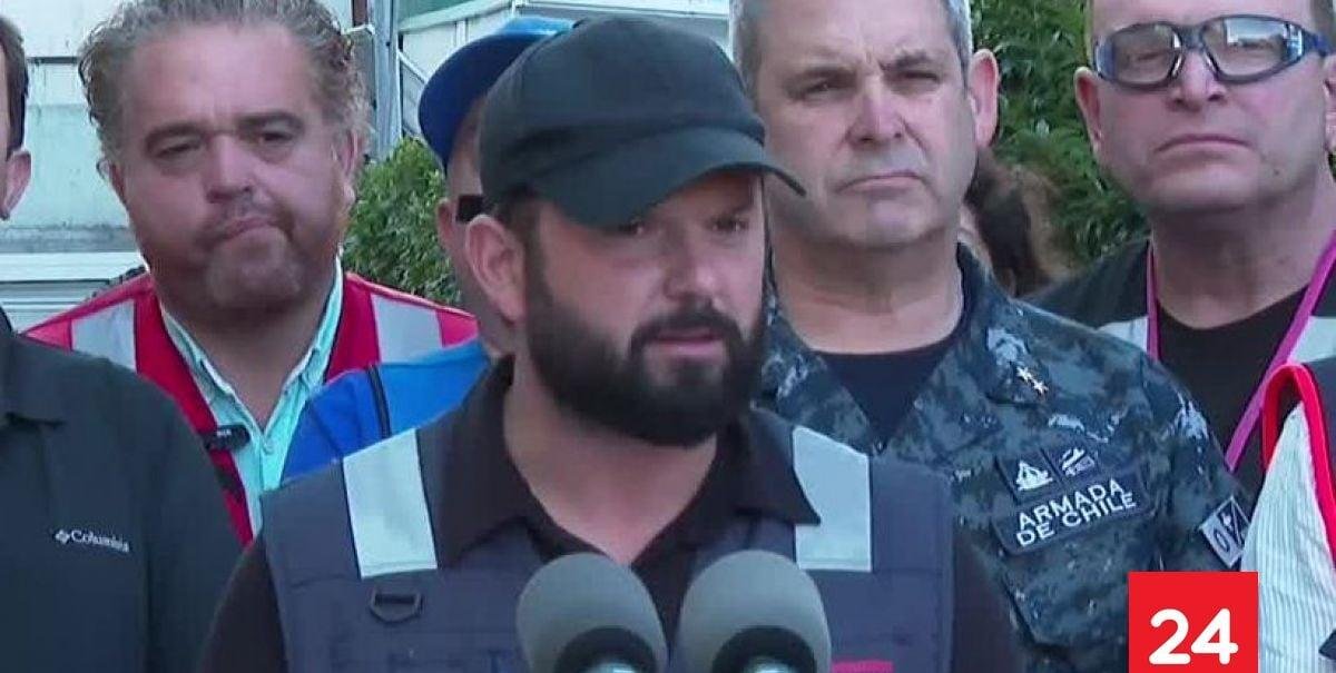 "Ese número va a aumentar": Presidente Boric eleva a 18 el número de víctimas fatales por incendios