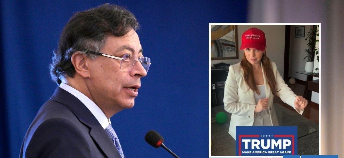 Petro confunde a Camila Flores con congresista colombiana por baile imitando a Trump