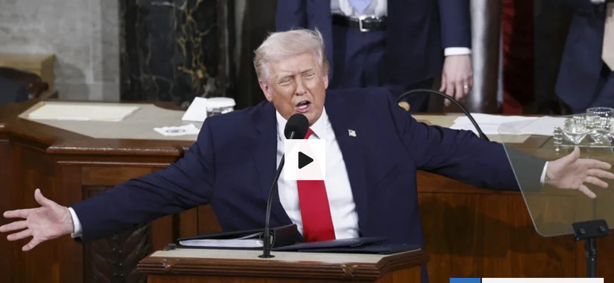 Alardeo de poder militar y desafío al Congreso: el discurso de Trump más largo en la historia de EEUU