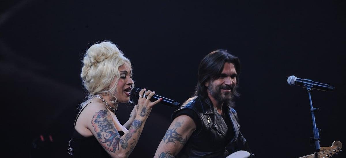 “Yo adoro a esta mujer”: cómo se gestó la aparición de Mon Laferte en el show de Juanes en Viña - La Tercera