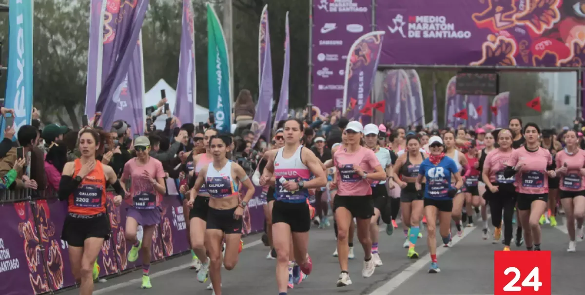 Medio Maratón Santiago 2026: revisa los cortes de tránsito que afectarán este domingo