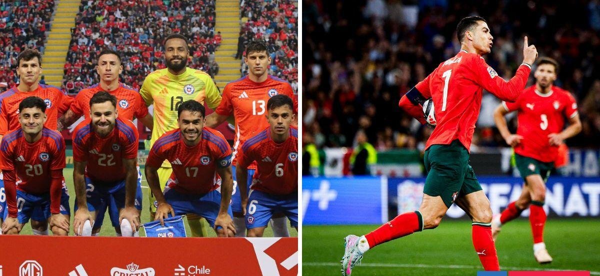 Uno ante Portugal de CR7: La Roja cierra dos amistosos con selecciones que jugarán Mundial 2026