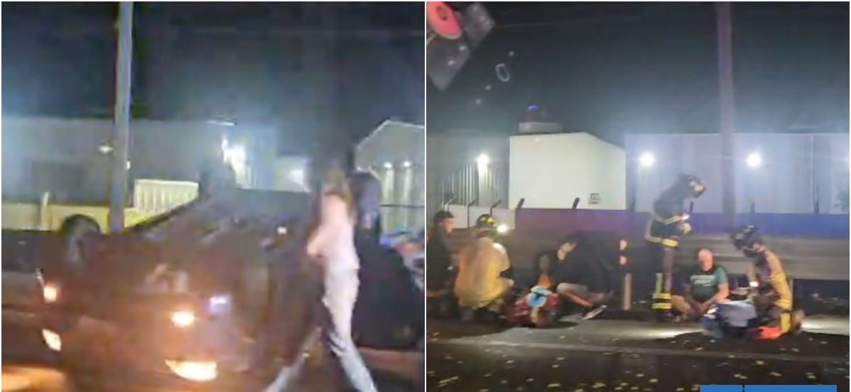 Detienen a conductor que provocó colisión múltiple en la Ruta 78: iba ebrio y a exceso de velocidad