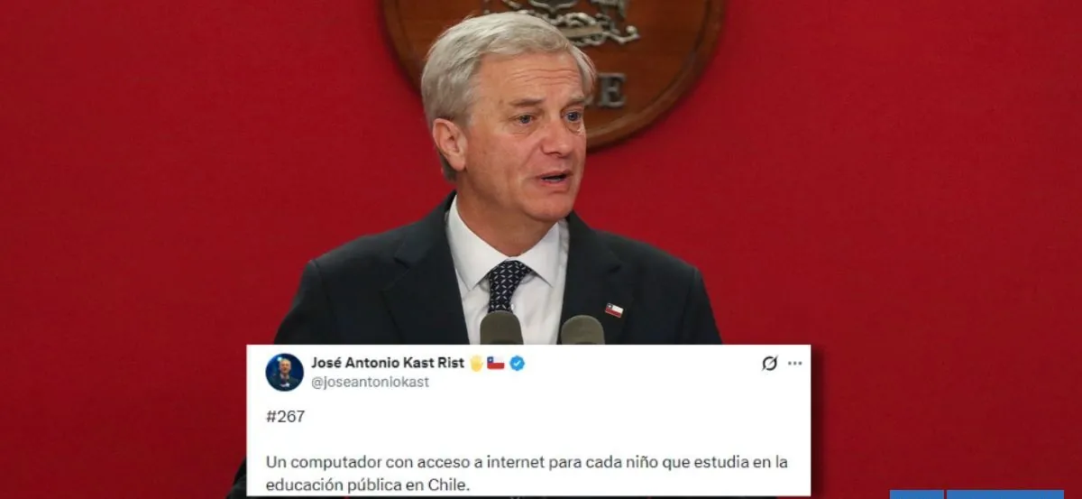 Cuando Kast propuso entregar computadores a todos los estudiantes de la educación pública