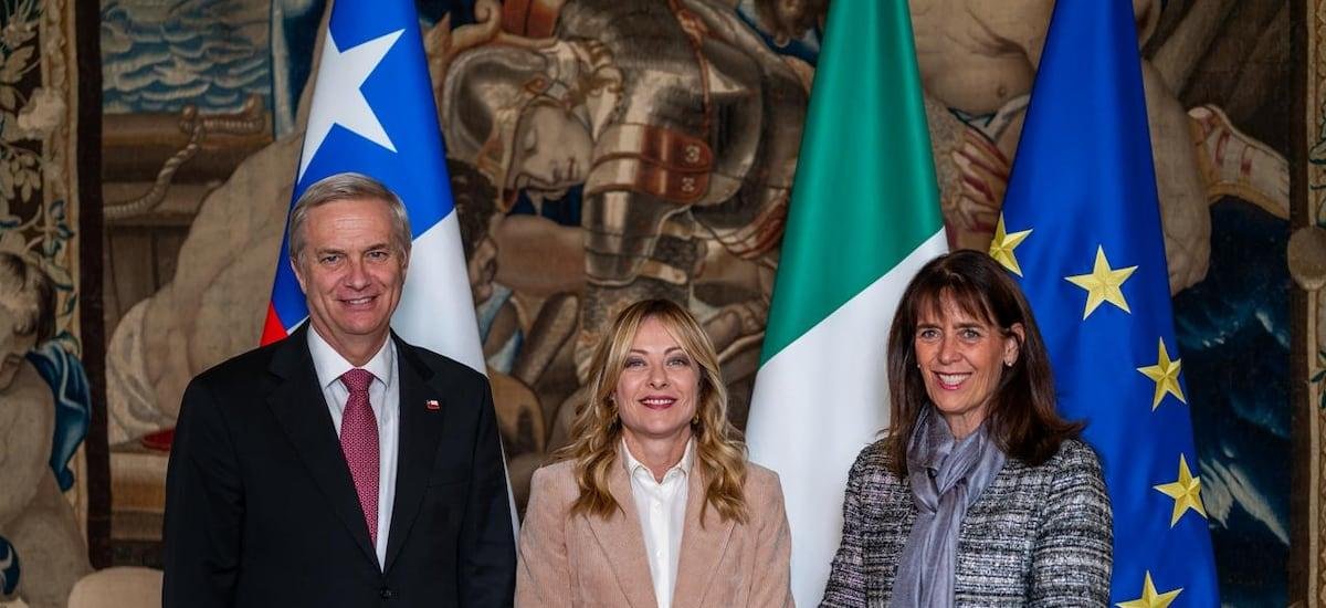 Gira por Europa: José Antonio Kast se reúne con Giorgia Meloni en Roma