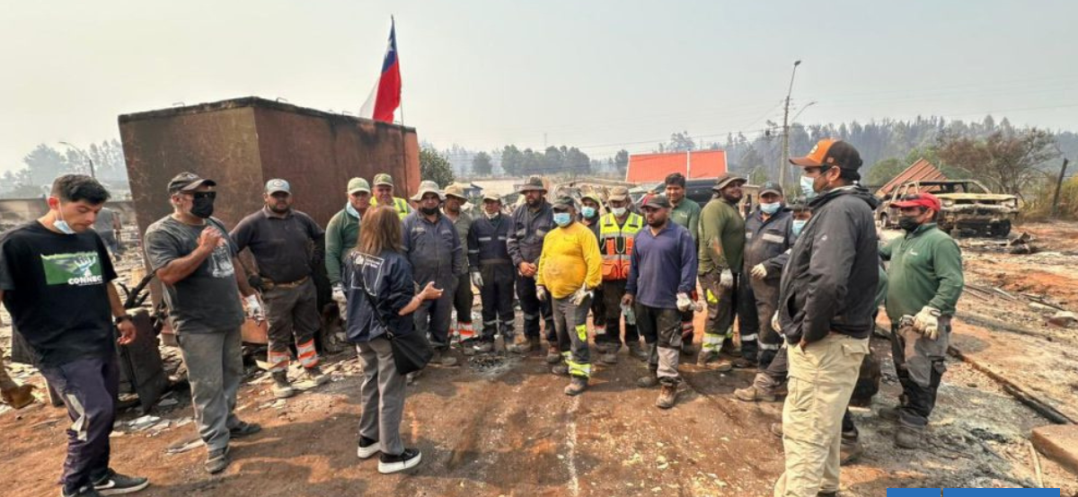 Anuncian Subsidio de Retención Laboral para empresas de Ñuble afectadas por incendios forestales