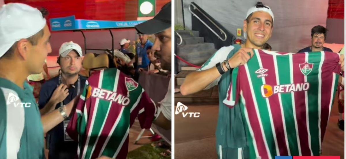 ¿Tabilo nuevo hincha de Fluminense? tenista chileno recibe cariño del público tras avanzar en Río Open