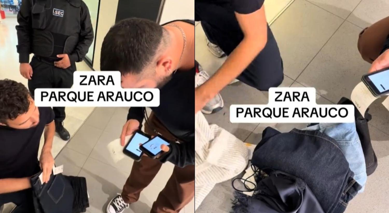 “Zara me acusó de robo”: Clienta de Parque Arauco denuncia falsa imputación por parte de guardias de la tienda