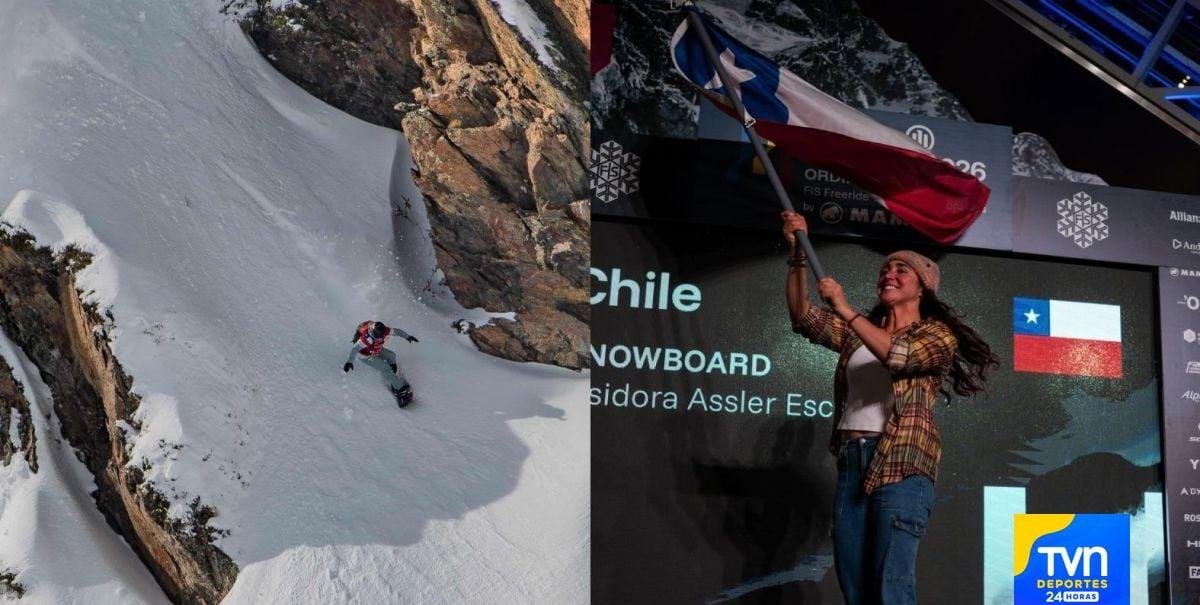Hizo una rifa, trabajó de guía en Torres del Paine y terminó haciendo historia en Mundial de Snowboard