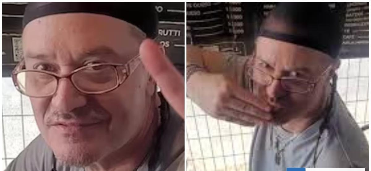 Ya es chileno: Mike Patton pasó por un churrasco al Persa Biobío antes de su concierto