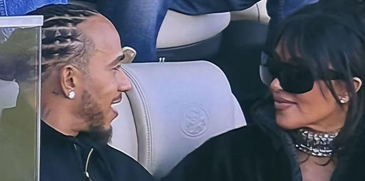 ¿Se oficializa su relación? Lewis Hamilton y Kim Kardashian fueron vistos juntos en el Super Bowl