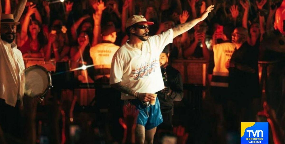 Así quedó la cancha del Estadio Nacional tras conciertos de Bad Bunny