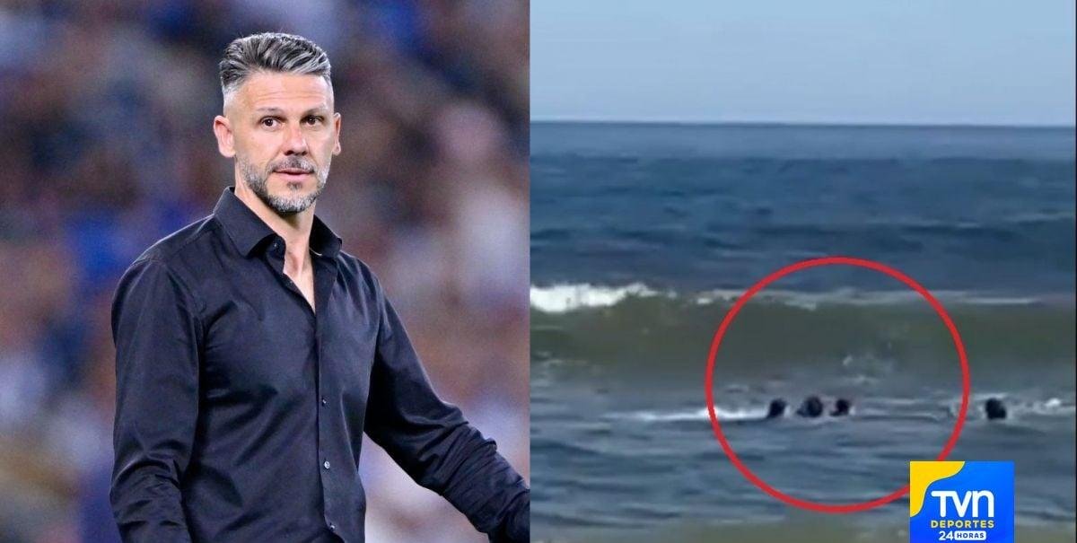 Dramáticas imágenes: Martín Demichelis y sus hijos debieron ser rescatados en Uruguay