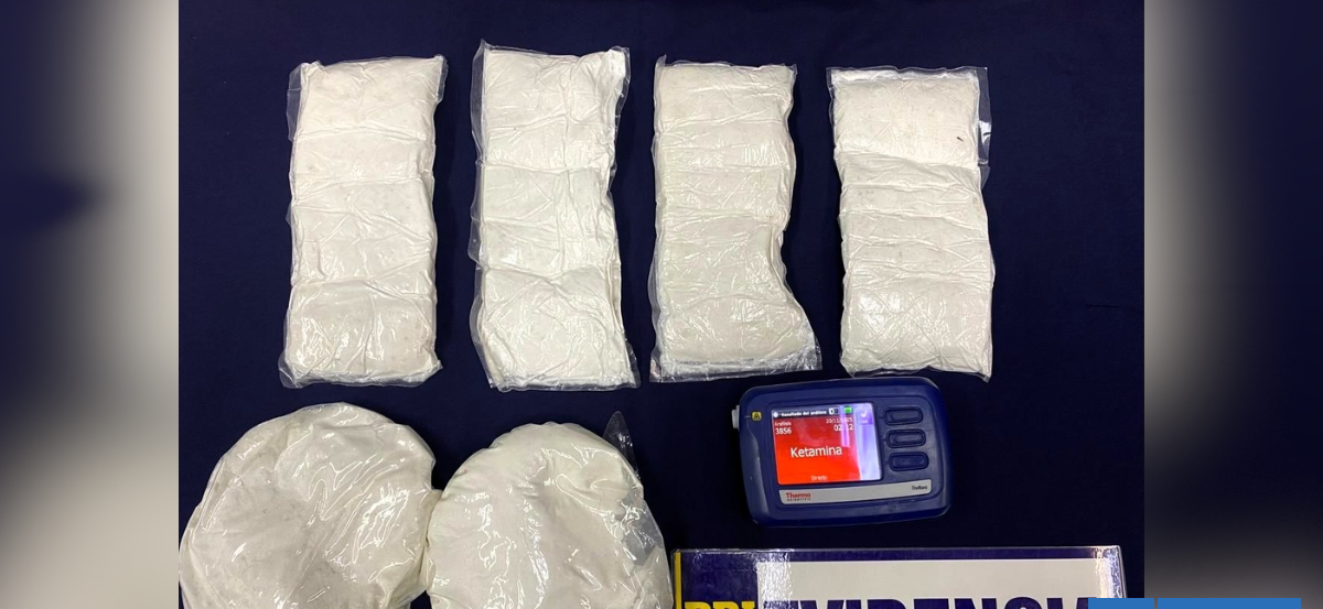 Venezolano es detenido en Arica con $122 millones de pesos en ketamina en polvo pegados a su cuerpo