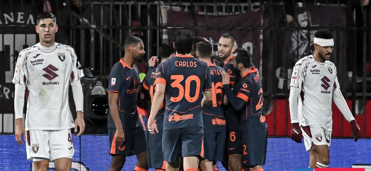 Inter avanza a semifinales de Coppa Italia tras vencer al Torino y espera rival entre Napoli y Como