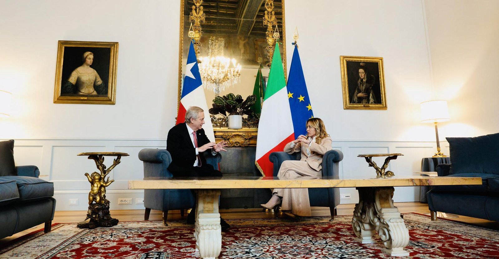 José Antonio Kast cierra su gira por Europa con una reunión con la primera ministra Giorgia Meloni