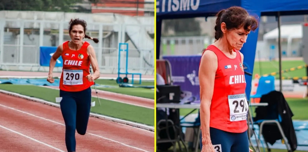 Sara Montecinos, la chilena de 72 años volvió a ser campeona mundial de atletismo