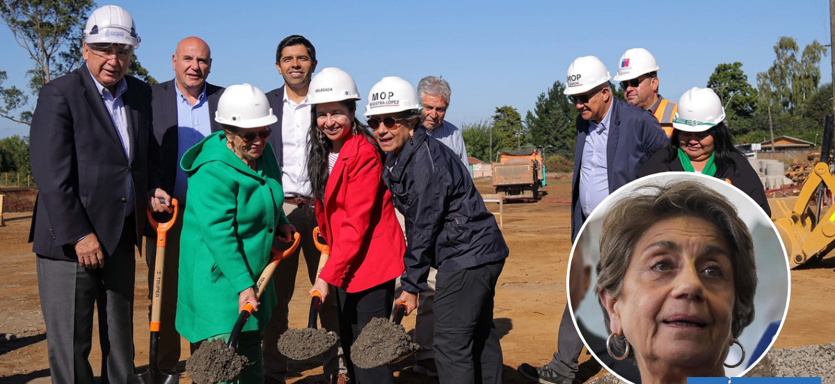 Ministra López asegura pleno desarrollo del nuevo acceso norte a Osorno: puso 1ra piedra del proyecto