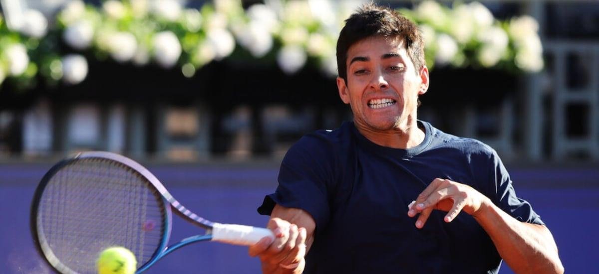 Se acaba el sueño de Christian Garin: cae batallando ante Sebastián Báez y es eliminado del BCI Seguros ChileOpen - La Tercera