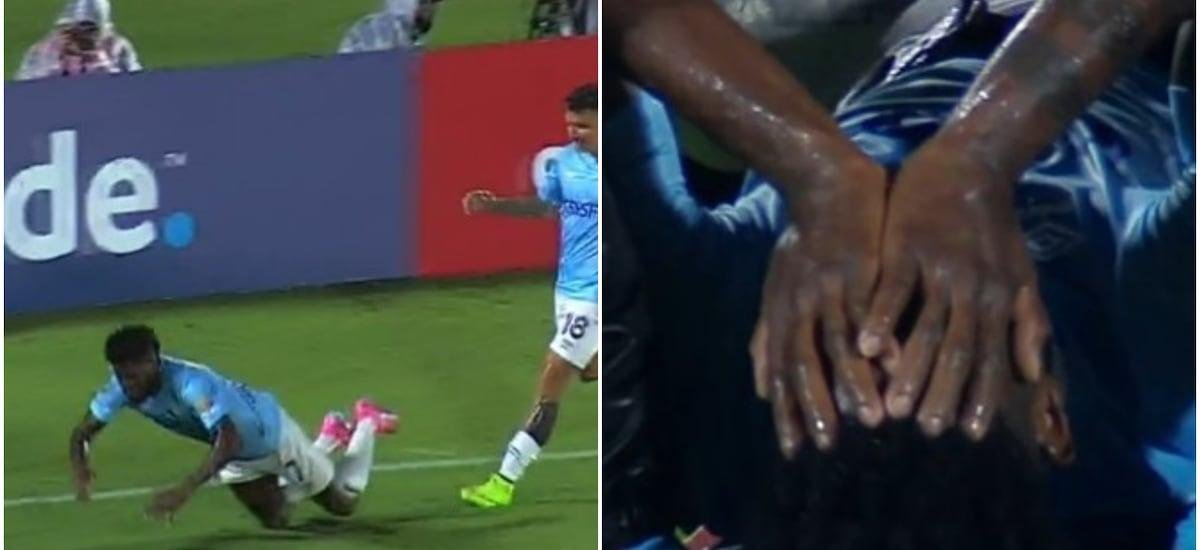¡Tragedia en la Libertadores! Anotó el tanto que clasificaba a su equipo, pero se lesionó gravemente en el festejo - La Cuarta