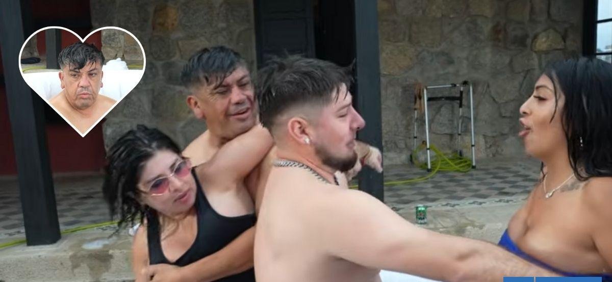 Fiesta espuma termina en pelea por el amor de René Puente en "El Secreto Final"