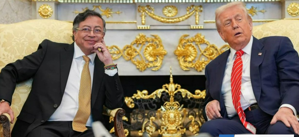 Donald Trump y Gustavo Petro se reunieron por más de dos horas, a puertas cerradas, en la Casa Blanca