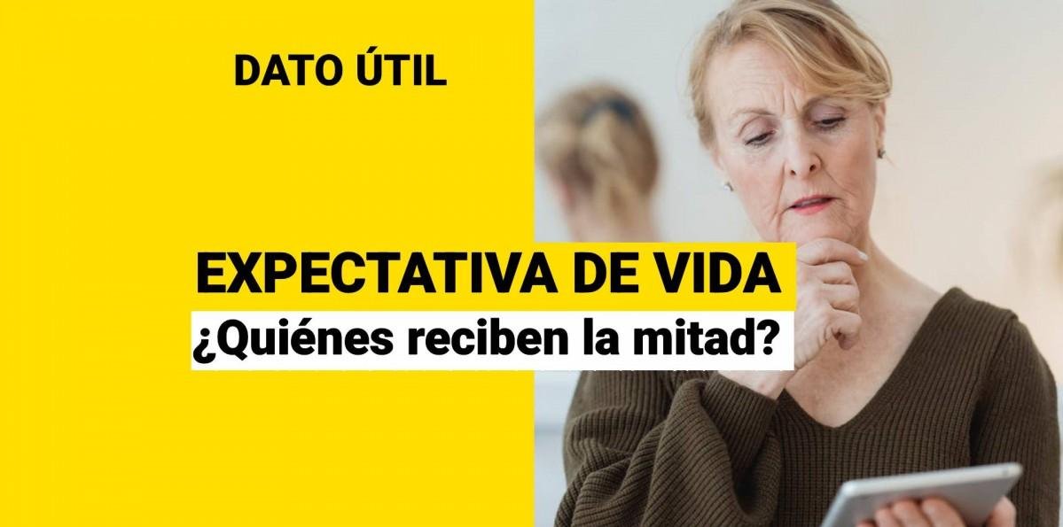¿Quiénes recibirán la mitad del monto por compensación por Expectativa de Vida?
