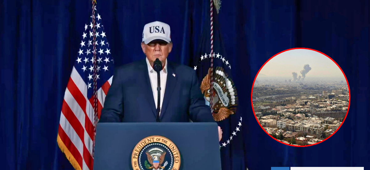 Trump confirma que EEUU participa en "acciones de combate" junto a Israel contra Irán