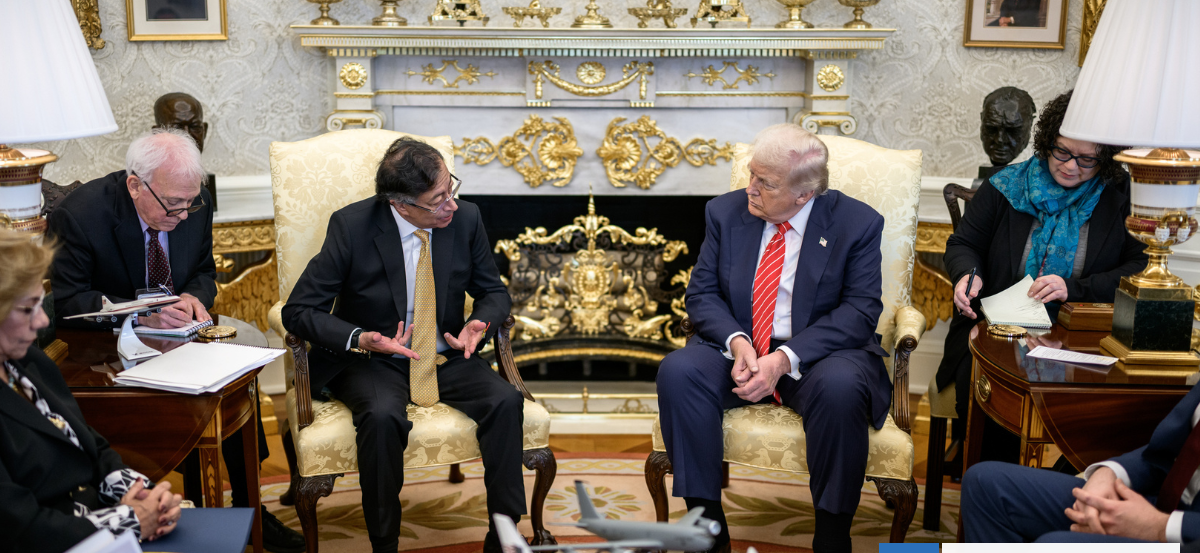 Petro dice que tras reunión con Trump las diferencias se tratarán desde "el respeto mutuo"