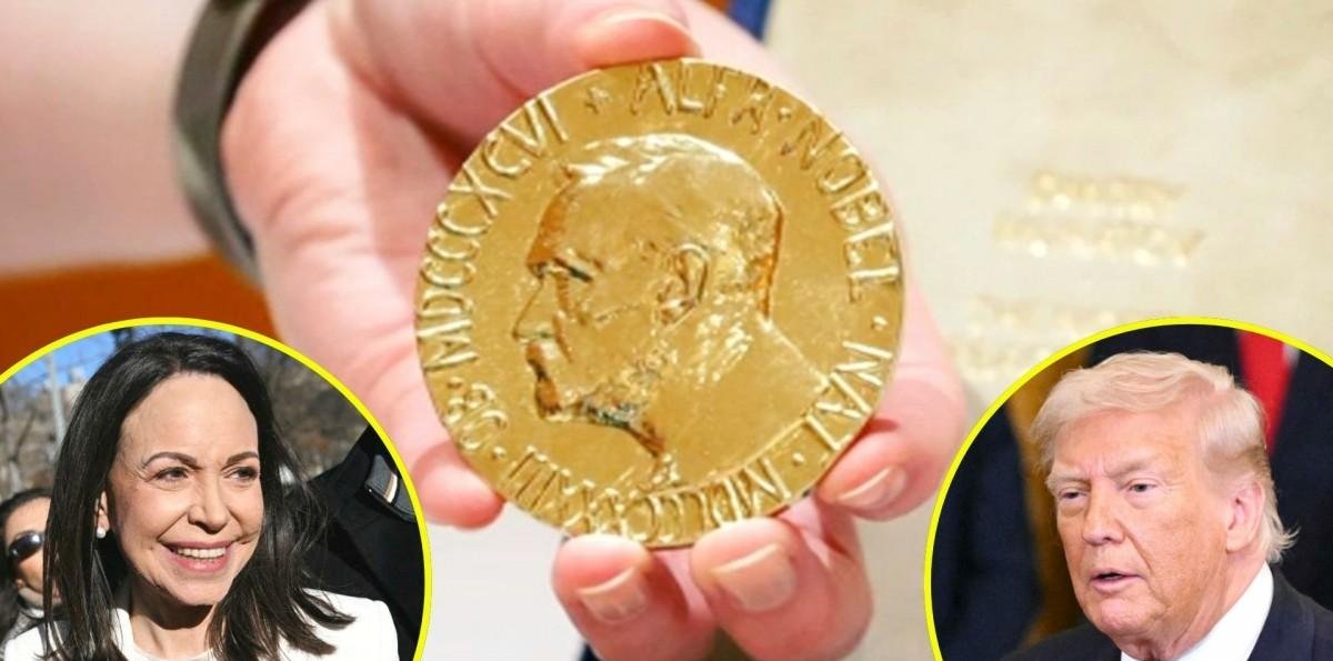 Machado regaló medalla del Nobel de la Paz a Trump en su visita a la Casa Blanca